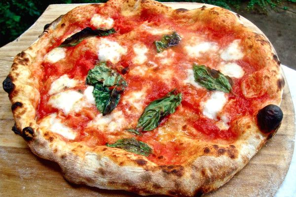 una splendida pizza